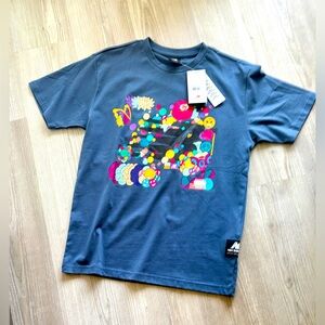 NEW with tags New Balance collab shirt psychedelic size small S